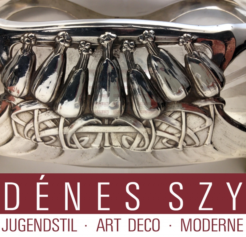 OSIRIS W. Scherf Nürnberg JUGENDSTIL JARDINIERE # 717