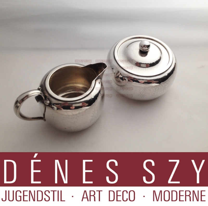 Vintage Georg Jensen Sterling sugar creamer set 847