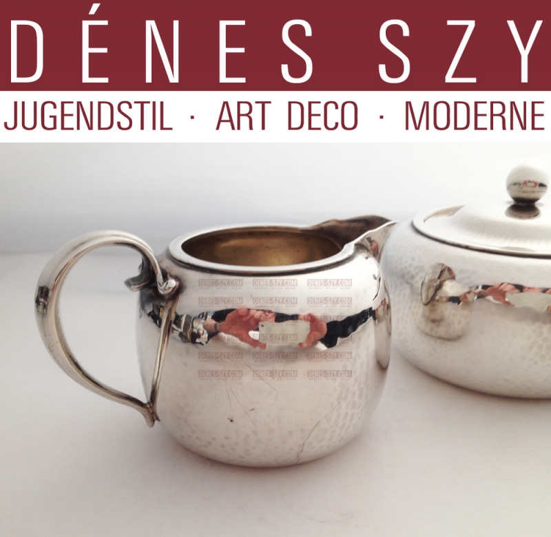 Vintage Georg Jensen Sterling sugar creamer set 847