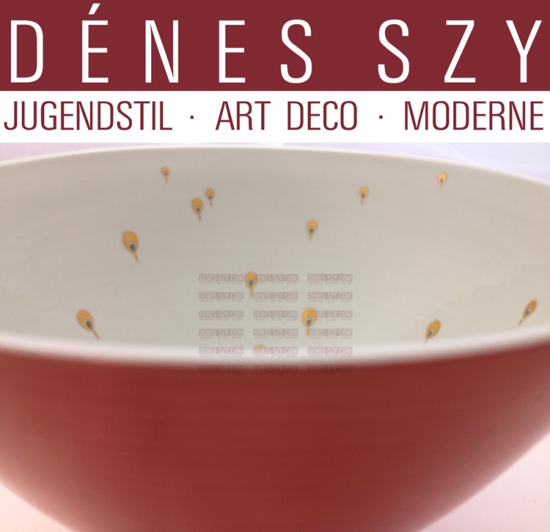 KPM Berlin porcellana CIOTOLA decoro occhio di pavone