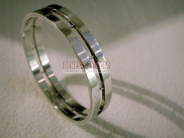 Hans Hansen Schmuck Armreif, solv Silber 925, Kolding um 1955-60