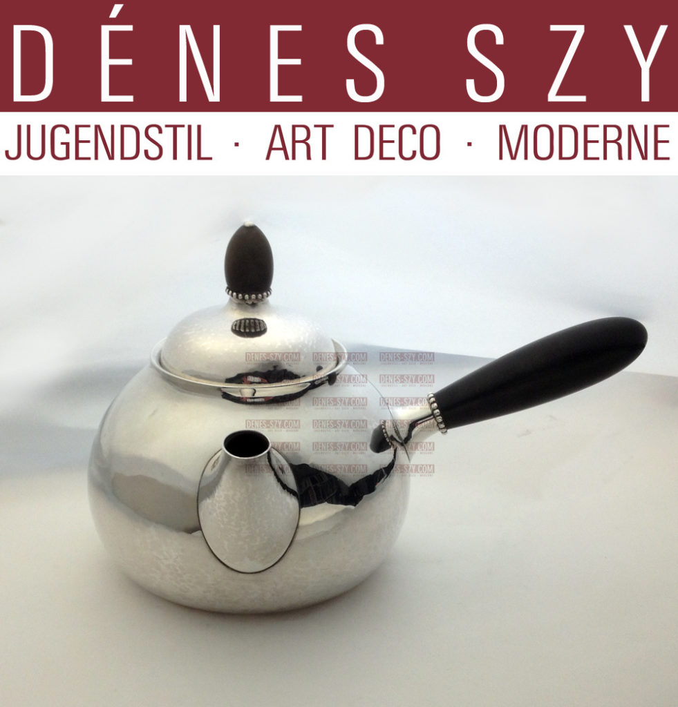 Vintage Georg Jensen silver Tea pot 80 A Denmark