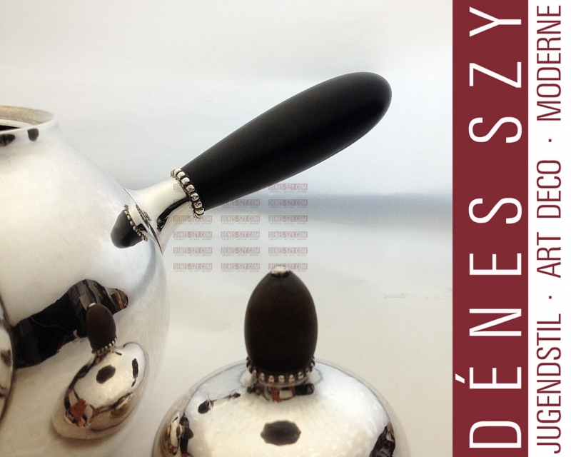 Vintage Georg Jensen silver Tea pot 80 A Denmark