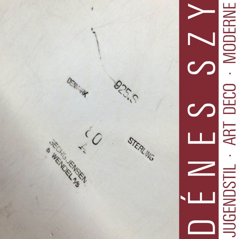 Vintage Georg Jensen silver Tea pot 80 A Denmark