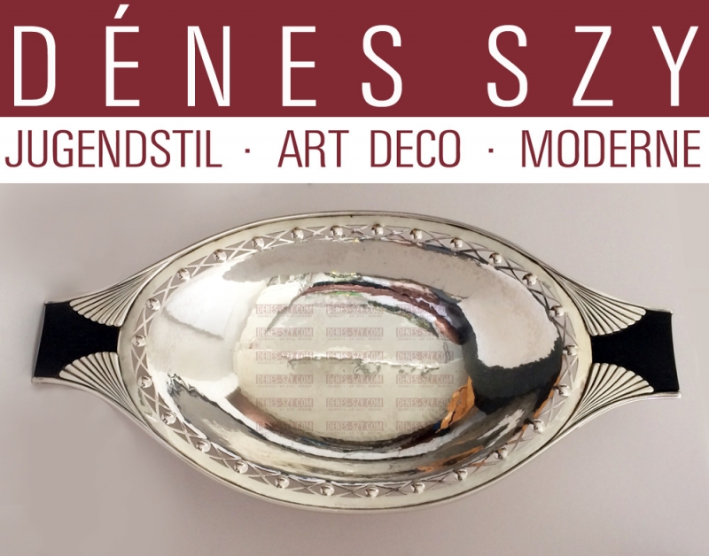 Georg Jensen silver, museums quality, pierced Art Deco dish 251