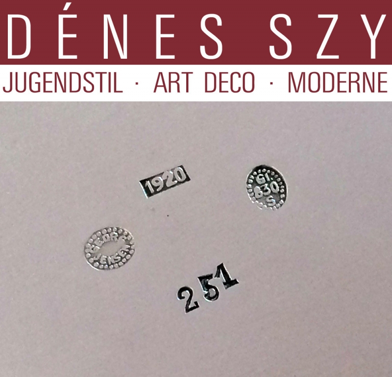 ciotola per dolce 251 in argento di Georg Jensen 1920