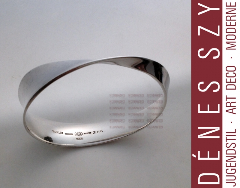 Torun Georg Jensen Moebius braccialetto 206 in argento
