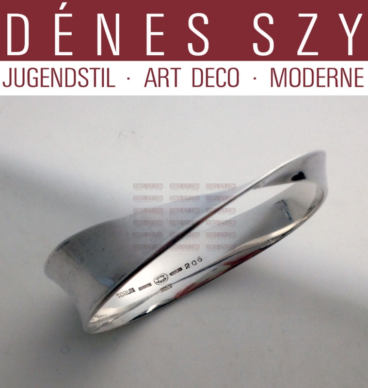 Torun Georg Jensen Moebius braccialetto 206 in argento