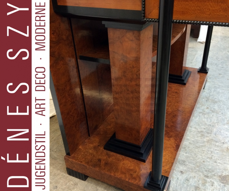 Olbrich, Art Nouveau, Music Room, Marquetry Cupboard, Darmstadt 1900