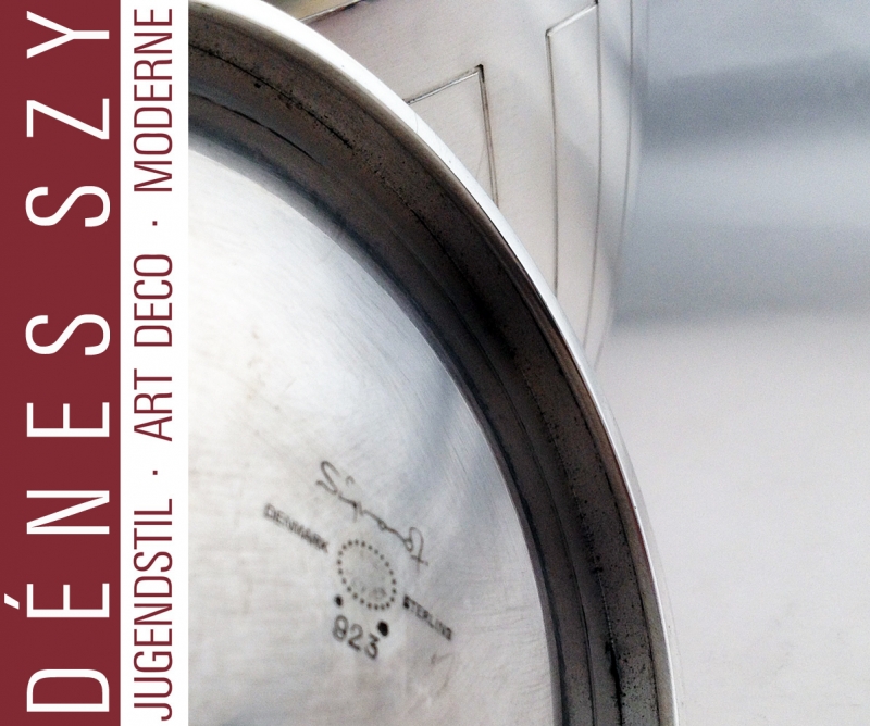 Georg Jensen silver Bernadotte design, candlestick 923