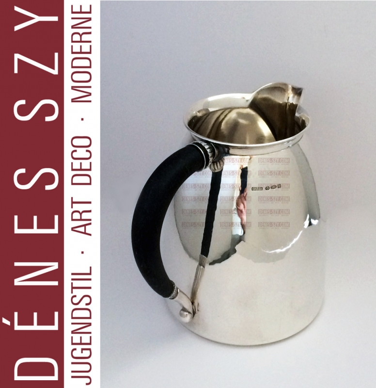 Georg Jensen silver Cactus pattern hot water jug 672 A