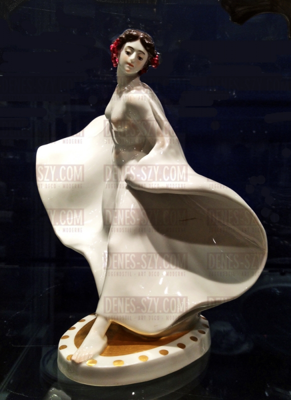 figura da porcellana liberty: Lois Fuller, Meissen 1911