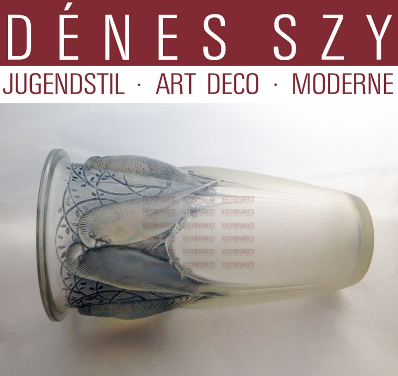 Lalique France Vaso CEYLAN, 1924 RENE LALIQUE