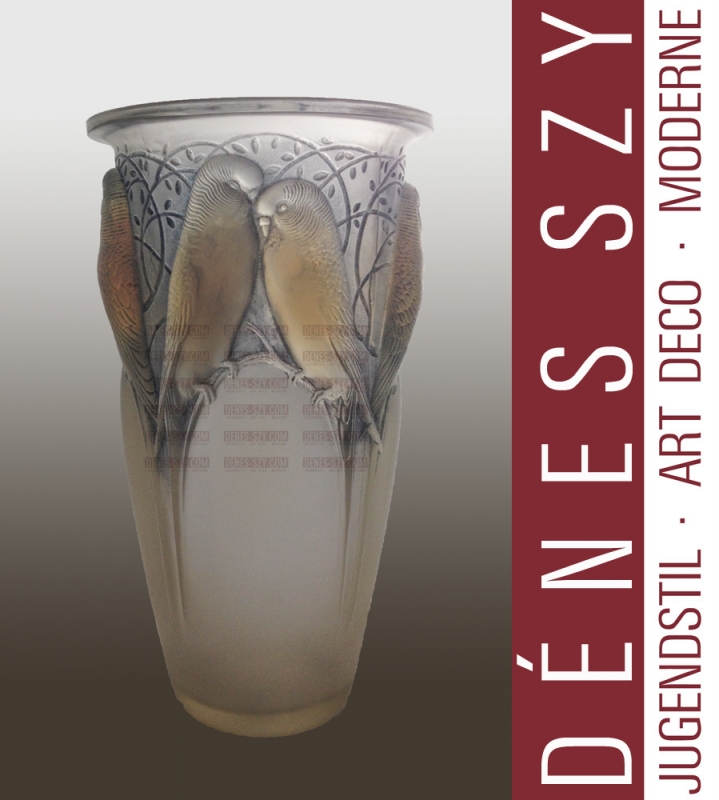 Lalique France Vaso CEYLAN, 1924 RENE LALIQUE