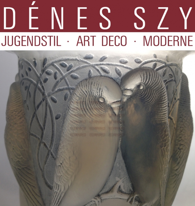 Lalique France Vaso CEYLAN, 1924 RENE LALIQUE