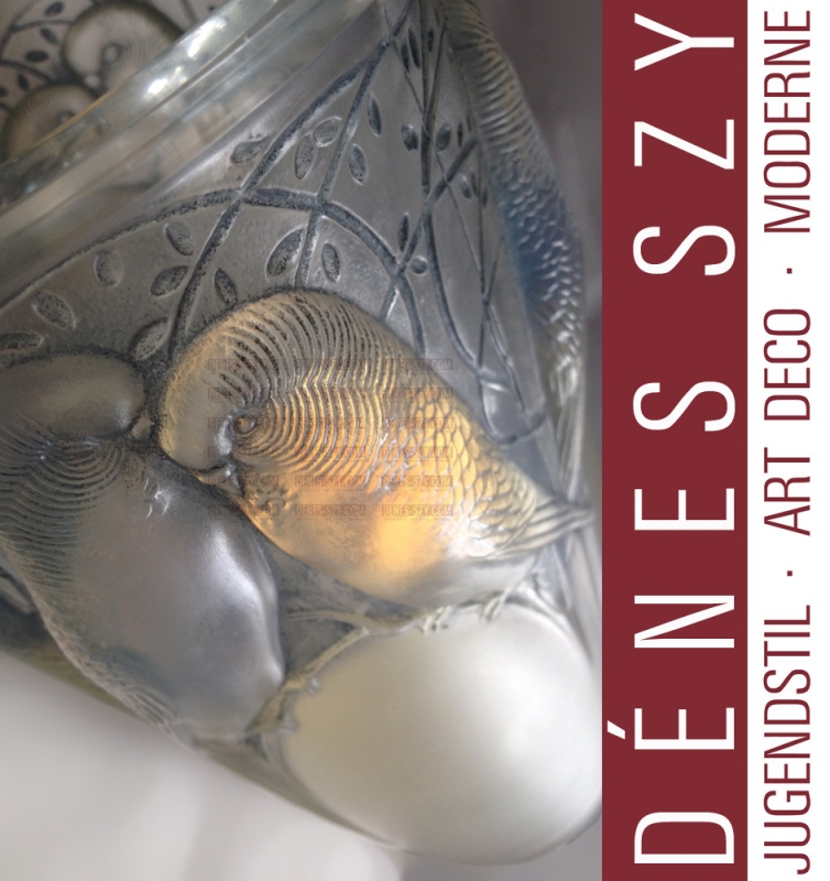 Lalique France Vaso CEYLAN, 1924 RENE LALIQUE