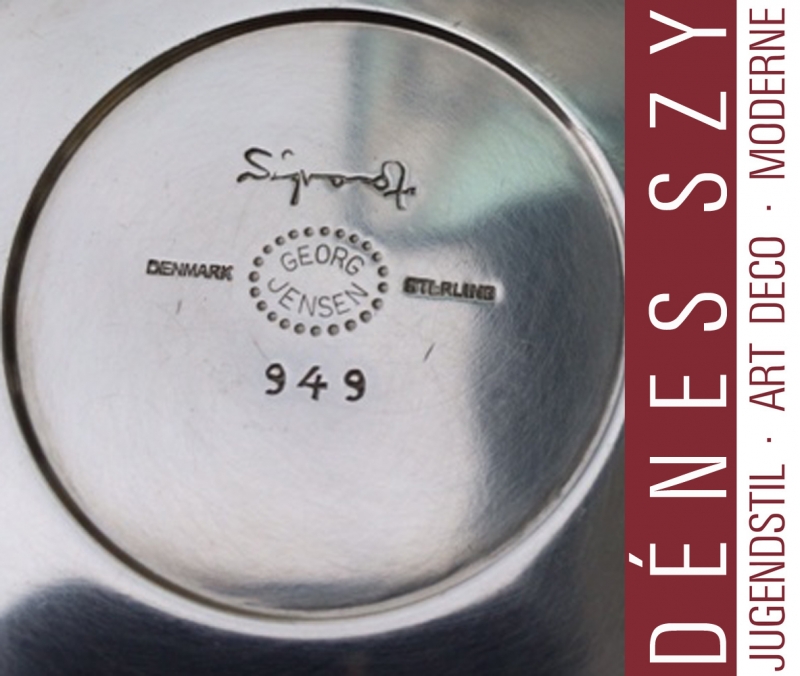 Sigvard Bernadotte Georg Jensen Silber 925 MARMELADENDOSE 949