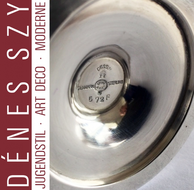 Georg Jensen G. ALBERTUS argento 925 cactus vaso piccolo 572 F