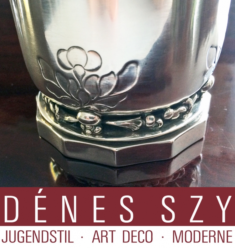 Georg Jensen silver Gundorph Albertus Cactus vase 536