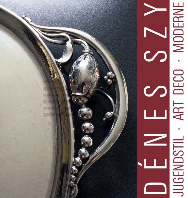 Georg Jensen 3XL Plateau de service 2K modèle Magnolia