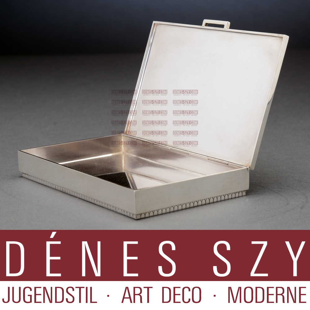 Georg Jensen silver Bernadotte Design Art Deco box 825