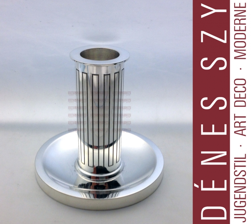 Georg Jensen Bernadotte Art Deco Paio di candeliere in argento