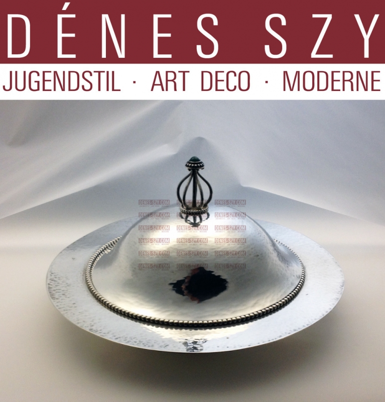 Charles Robert Ashbee Design, ARTS & CRAFTS SILVER PLATED MUFFIN DISH