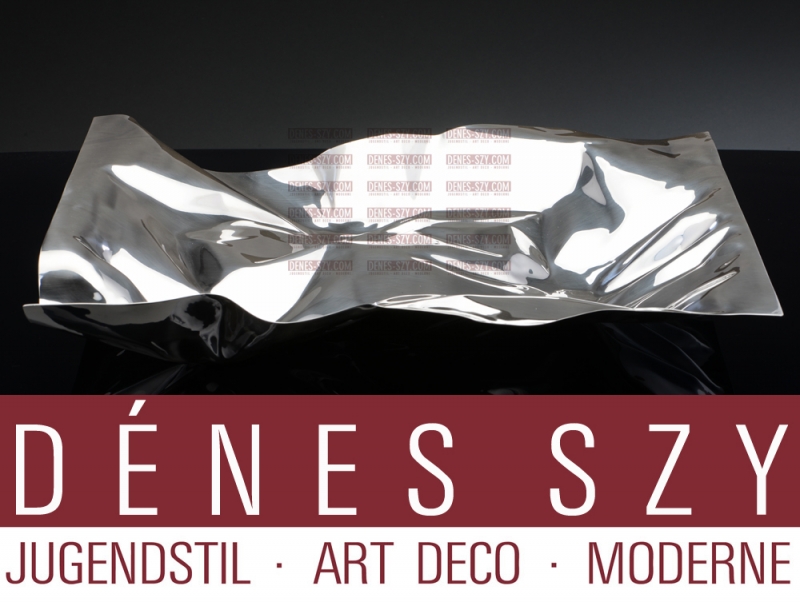 Verner Panton, Georg Jensen Sterling XXL Centerpiece Bowl 1302