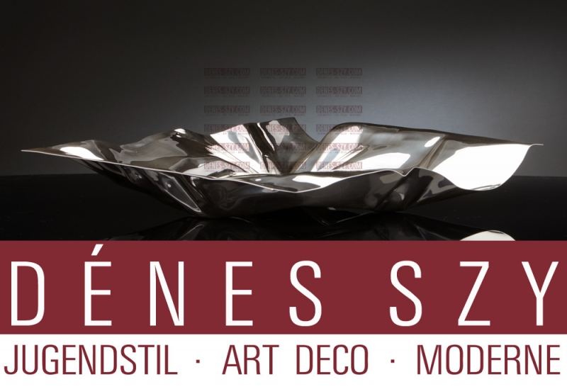 Verner Panton, Georg Jensen Sterling XXL Centerpiece Bowl 1302