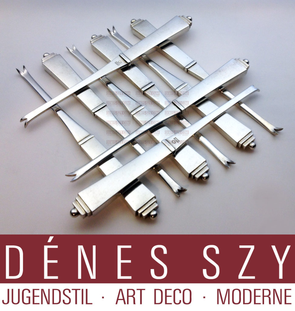 Georg Jensen Sterling Silber Lobster Hummer Stifte Pyramide 15