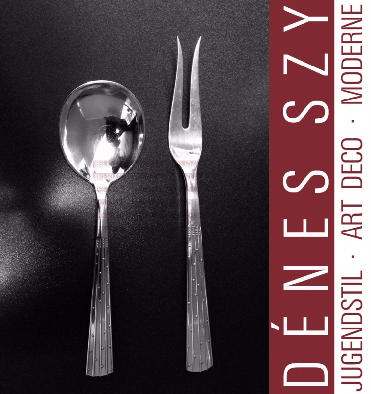 Champagne, aka Design #12, Orla Vagn Mogensen, Sterling Cutlery, meat fork