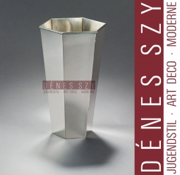 Wiwen Nilsson grande vaso in argento 925 Svezia anni 50