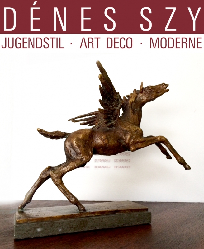 Renée SINTENIS: Pegasus. Bronze Figur, Berlin 1952
