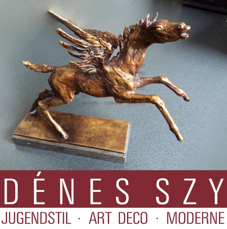 Renée SINTENIS: Pegasus. Bronze Figur, Berlin 1952