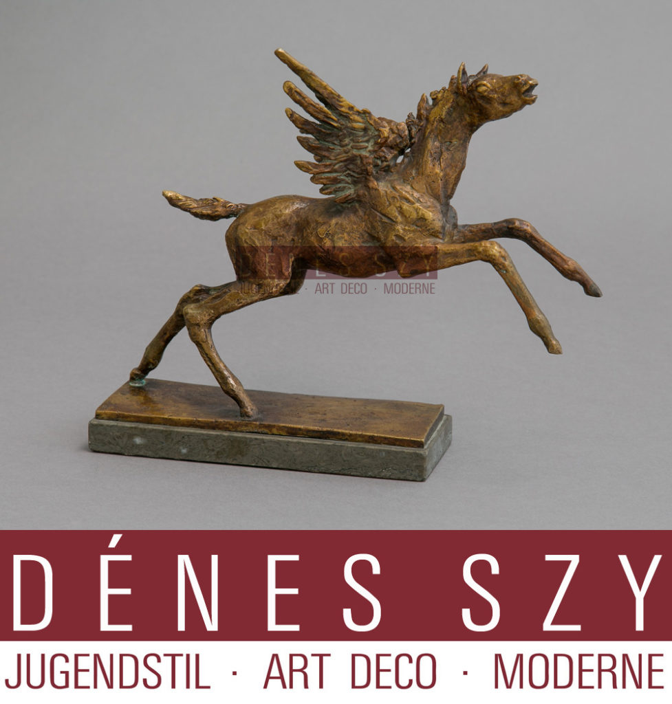 Renée Sintenis Pegasus Bronze Figur, Berlin 1952