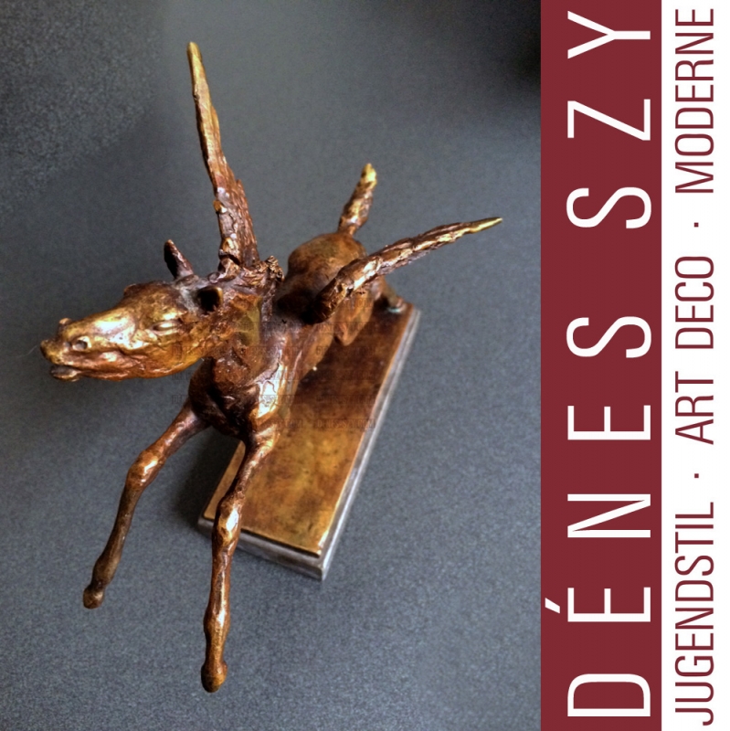 Renée SINTENIS: Pegasus. Bronze Figur, Berlin 1952