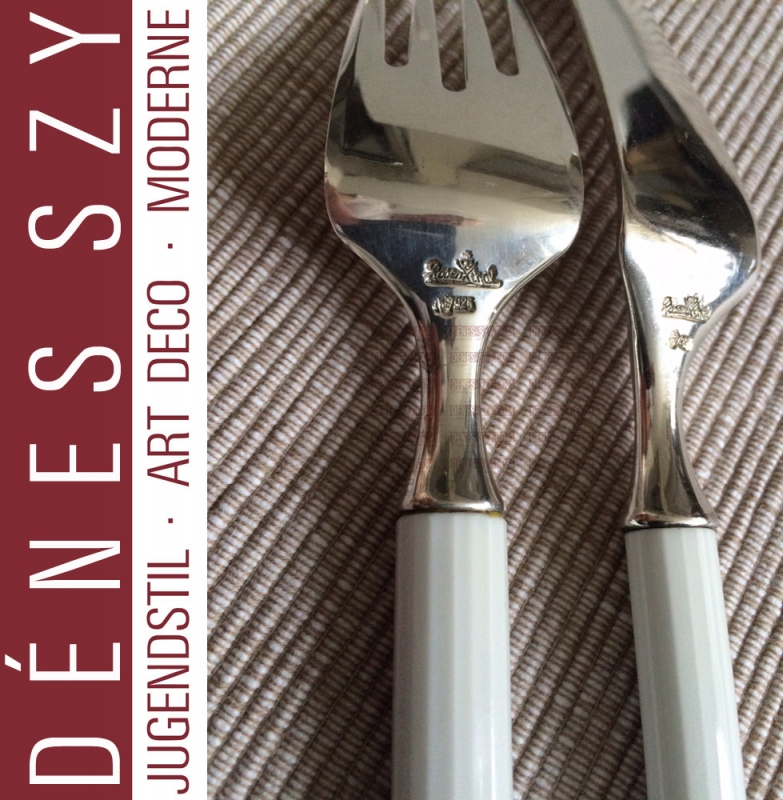 Fish knife and fork, Mid century modern Rosenthal KGH Sterling cutlery
