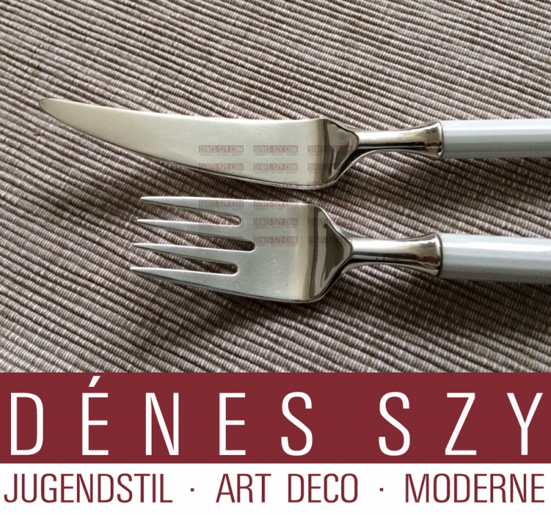Fish knife and fork, Mid century modern Rosenthal KGH Sterling cutlery