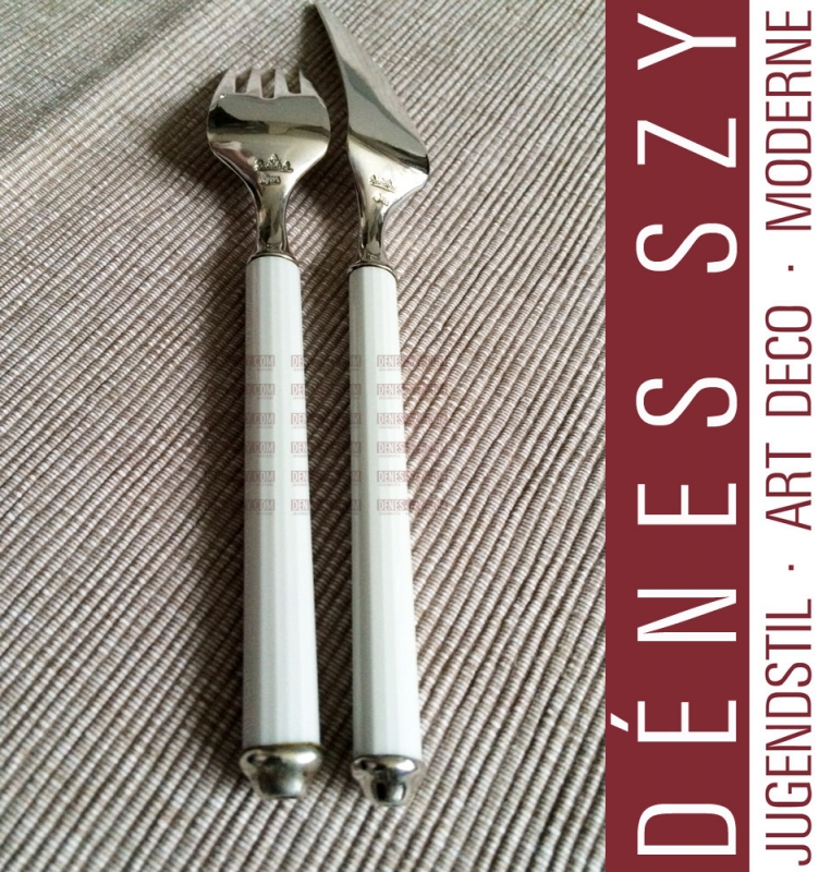 Fish knife and fork, Mid century modern Rosenthal KGH Sterling cutlery