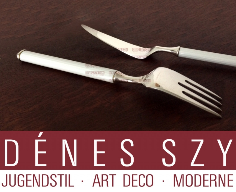 Fish knife and fork, Mid century modern Rosenthal KGH Sterling cutlery