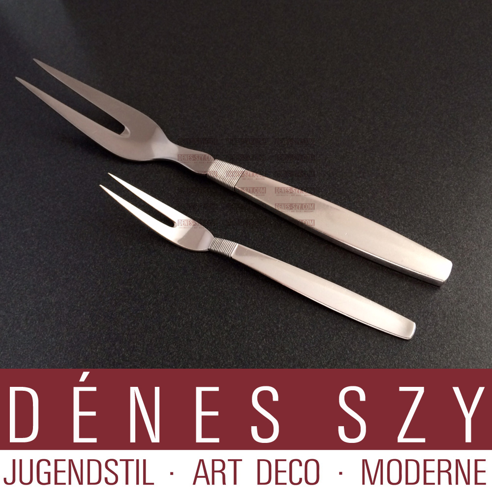 Silver Thread by Frantz Hingelberg, Sterling Denmark, meat fork