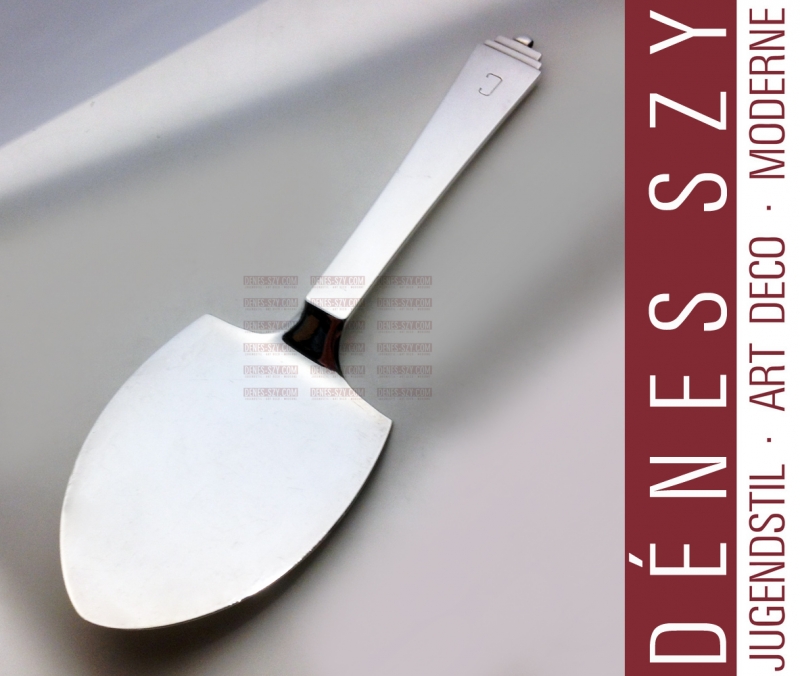 Georg Jensen silver cutlery, Pyramid pattern, pastry server