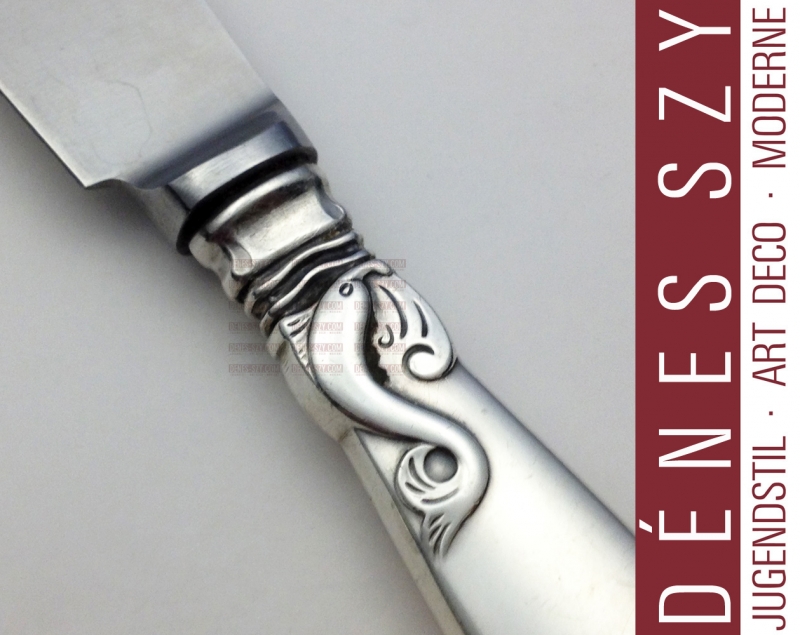 Delfino posate danese in argento epoca liberty coltello da tavola