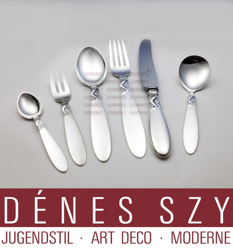 DELFIN DOLPHIN Frigast posate in argento forchetta da dolce