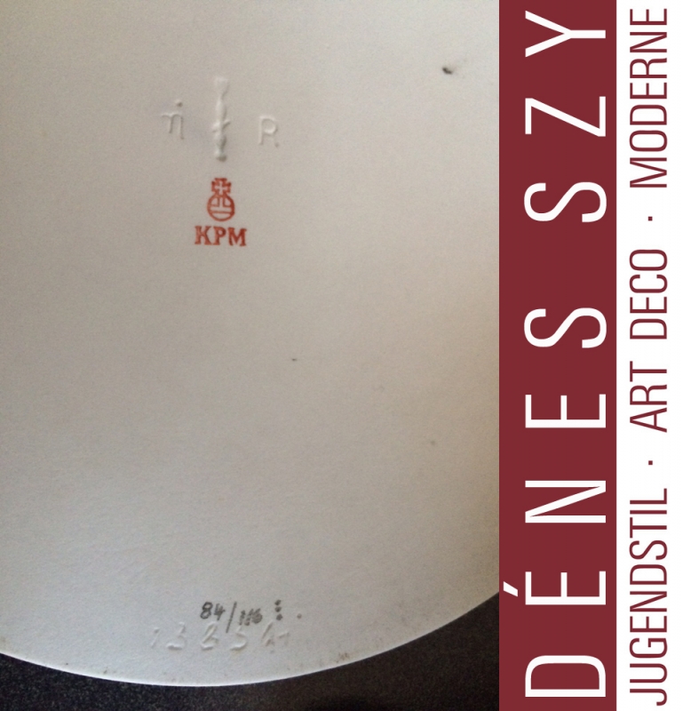 scaldavivande in porcellana di KPM Berlino forma HALLE