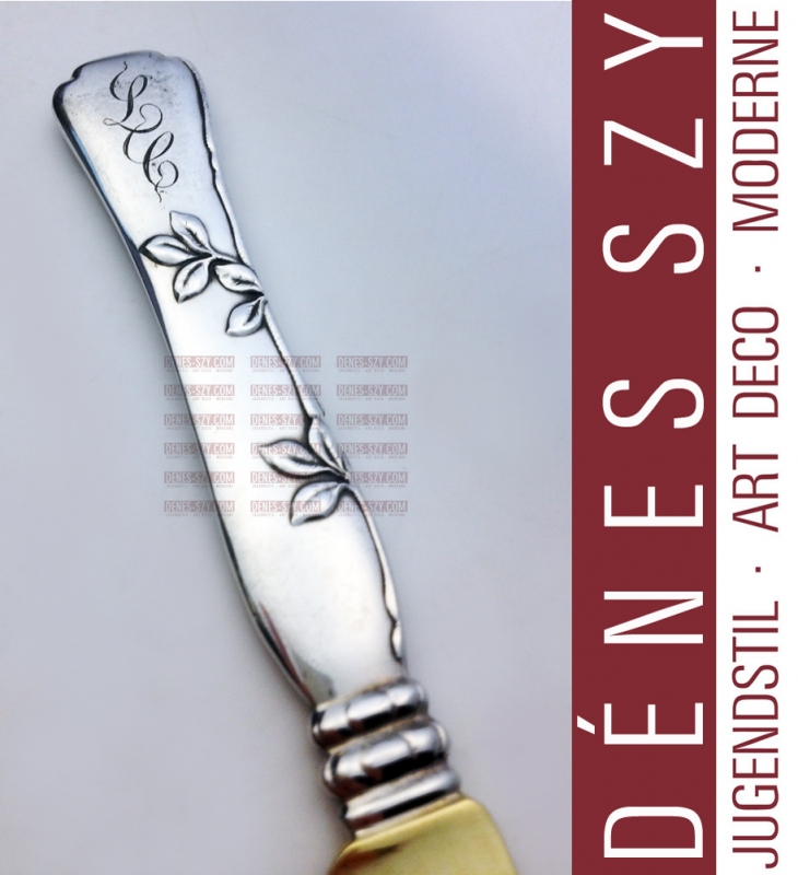 Vine by Tiffany Makers Sterling, Lap over edge tea cutlery, knife, forks