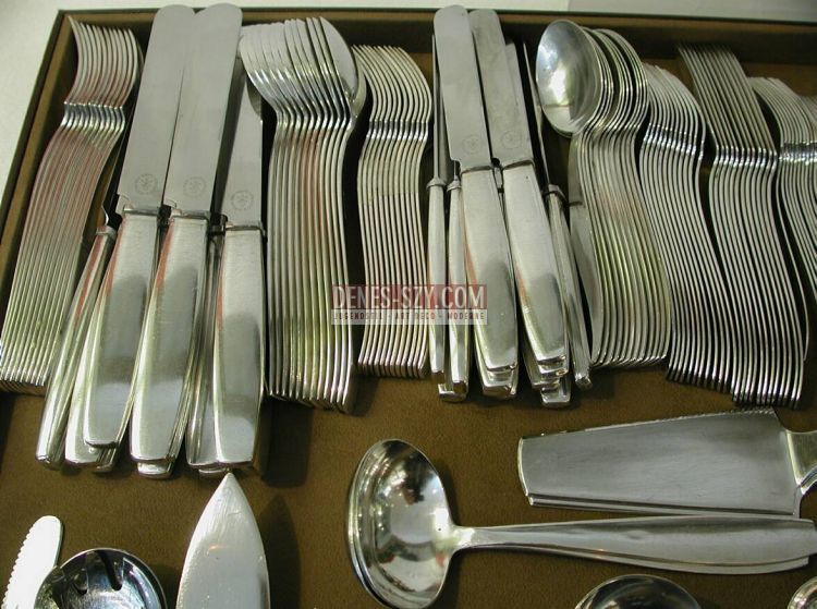 posate in argento anni 1940 di Gretsch Pott Solingen Germania