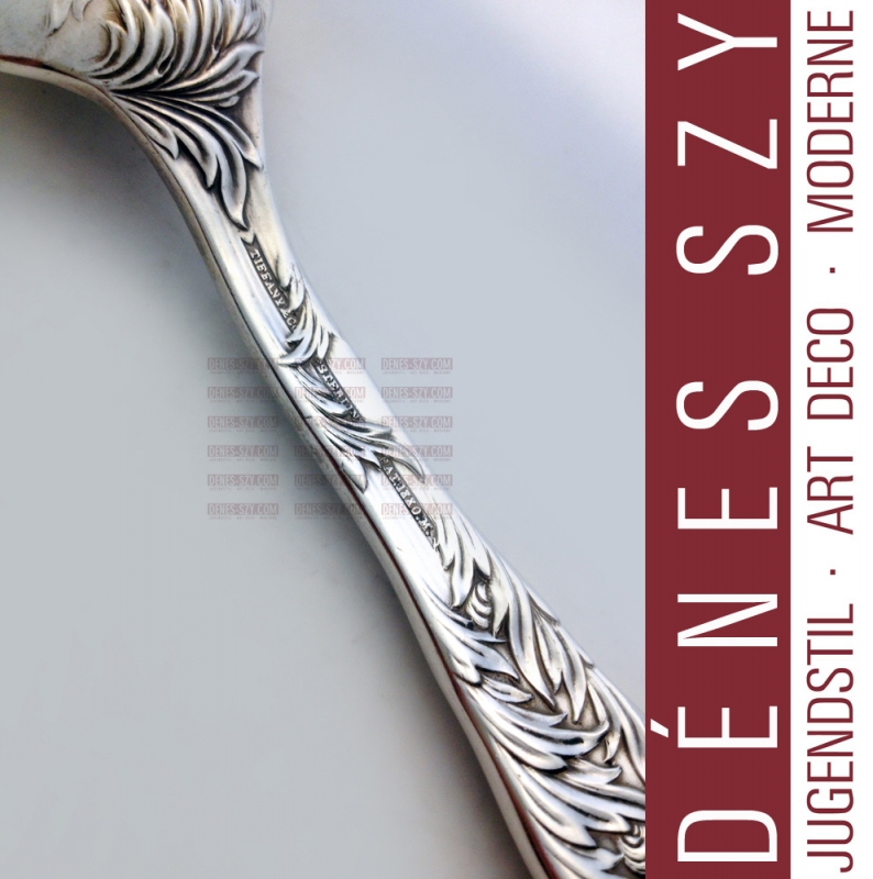 Chrysanthemum pattern Sterling silver fish knife by Tiffany Makers New York