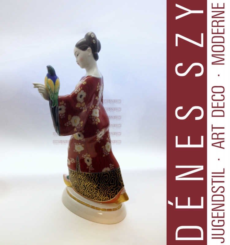 Royal KPM Berlin porcelain figurine, chinese woman, Amberg Wedding Trail