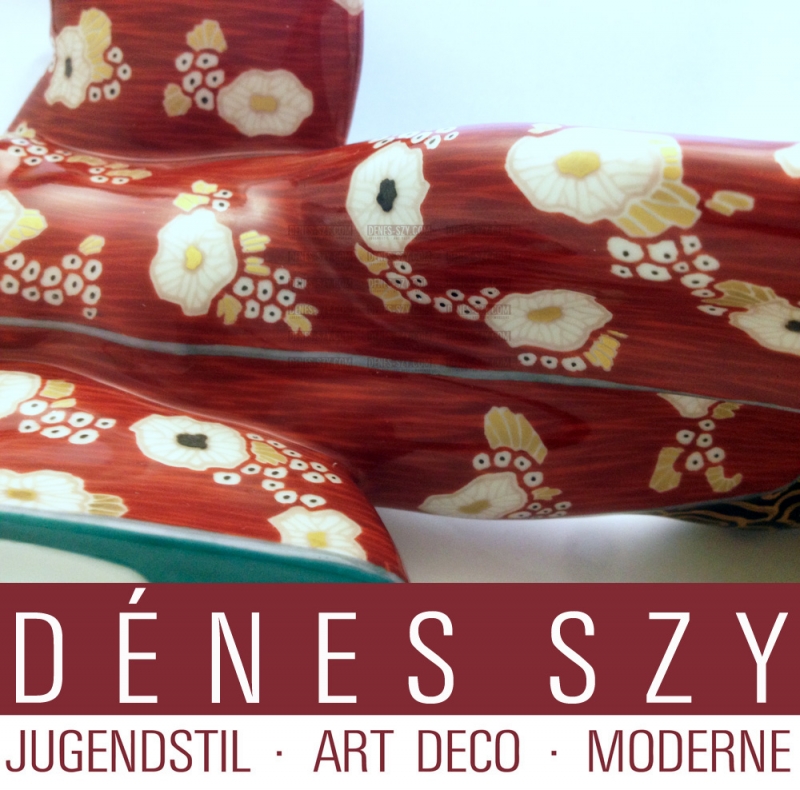 La donna cinese con pappagallo, figura in porcellana di KPM Berlino